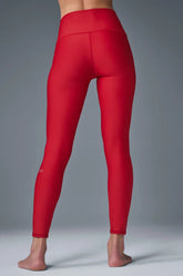 7/8 High-Waist Airlift Legging - Dark Red